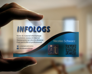 Business Card Design by AFHUN for infologs sarl | Design: #7024417
