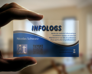 Business Card Design by AFHUN for infologs sarl | Design: #7024419