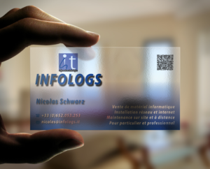 Business Card Design by AFHUN for infologs sarl | Design: #7153899