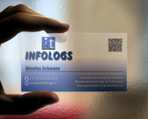 Business Card Design by AFHUN for infologs sarl | Design: #7153900