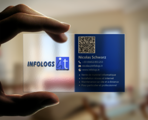 Business Card Design by chandrayaan.creative for infologs sarl | Design #6900953