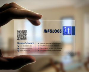 Business Card Design by chandrayaan.creative for infologs sarl | Design: #6900961