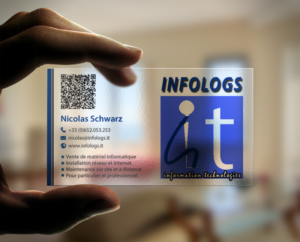 Business Card Design by chandrayaan.creative for infologs sarl | Design: #6900963