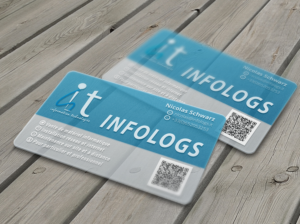 Business Card Design by saneer for infologs sarl | Design: #6886259