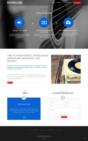 Web Design by pb for this project | Design: #6946772