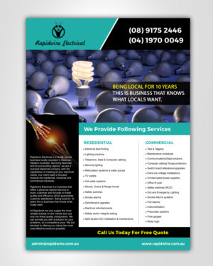 Flyer-Design von uniquedesign10 für dieses Projekt | Design: #6896403