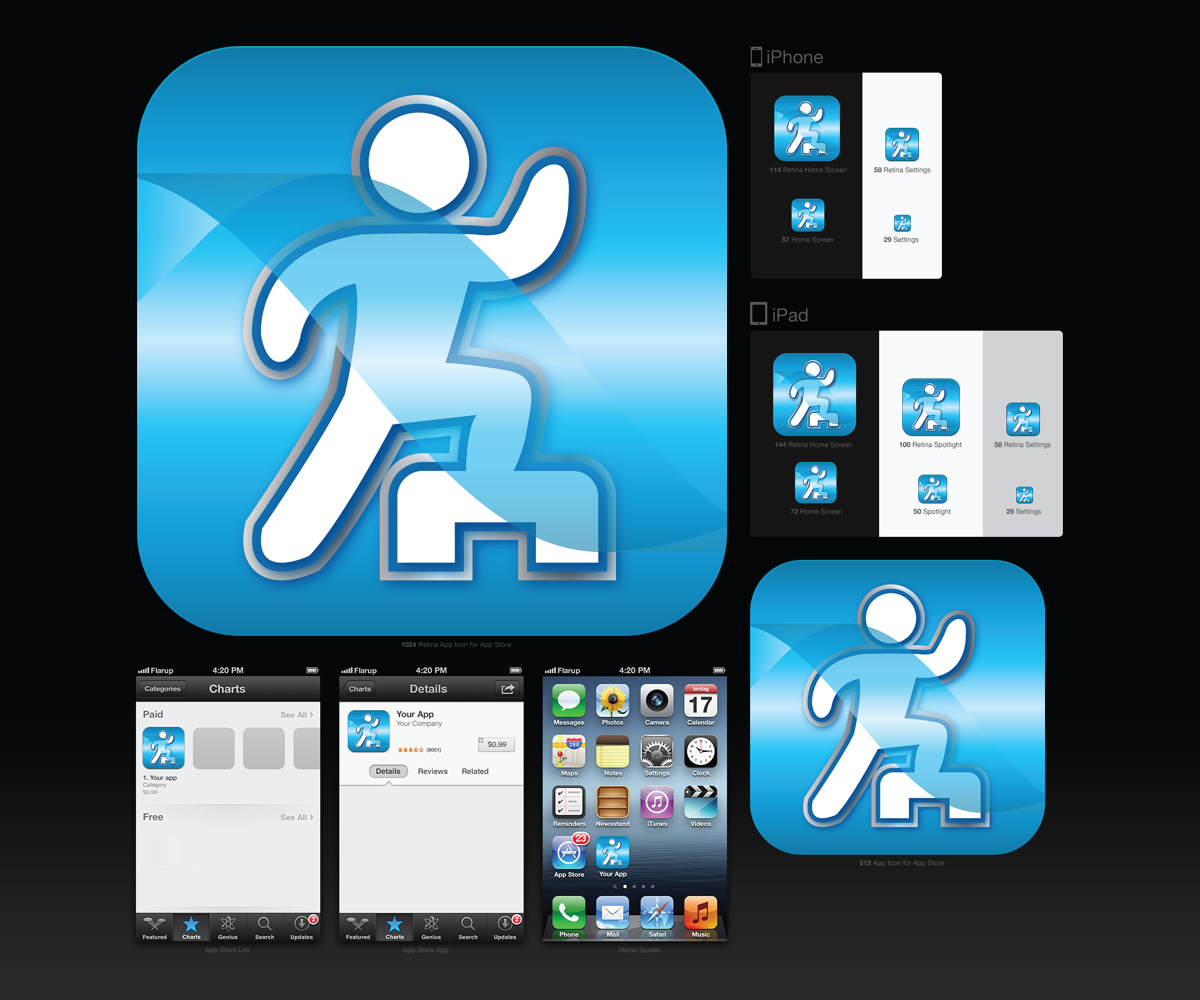 Icon Design by Sergio Coelho for this project | Design #1806208