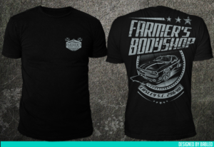 T-shirt Design by BABLEO for Farmer's Body Shop | Design #6984928