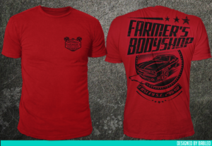 T-shirt Design by BABLEO for Farmer's Body Shop | Design: #6984930