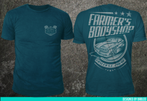 T-shirt Design by BABLEO for Farmer's Body Shop | Design: #6984931