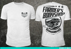 T-shirt Design by BABLEO for Farmer's Body Shop | Design: #6984932