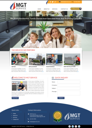 Redesign existing website to have updated look and content | Web Design par Sbss