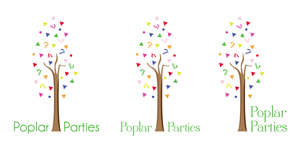 Logo Design by Jordan G. for Poplar Parties | Design #1786348