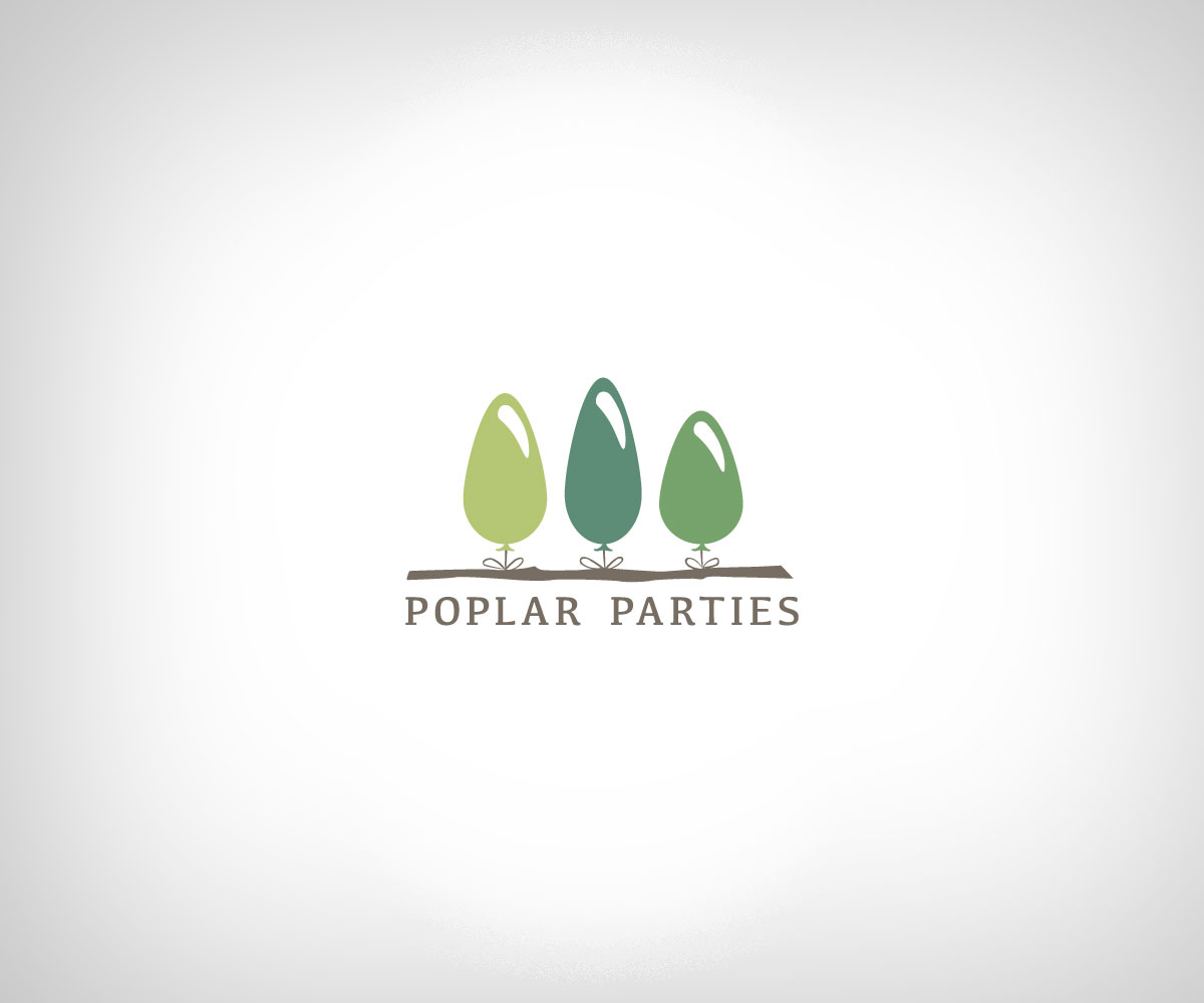 Diseño de Logo por amy claire thompson para Poplar Parties | Diseño #1804678