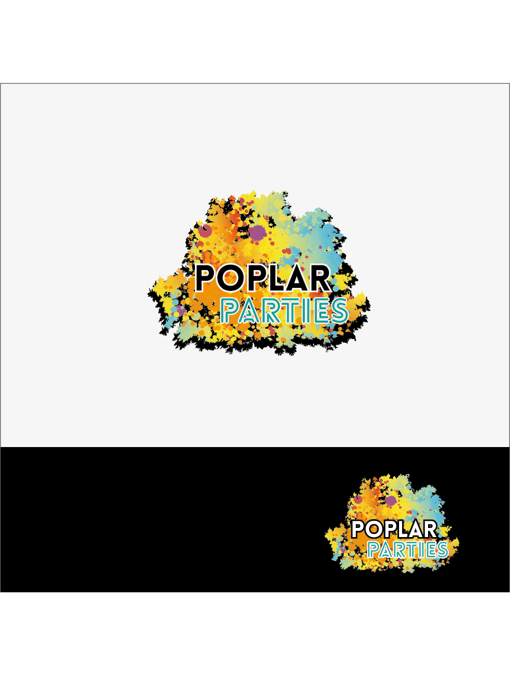Logo Design by Gaurav_Thakur for Poplar Parties | Design #1819938