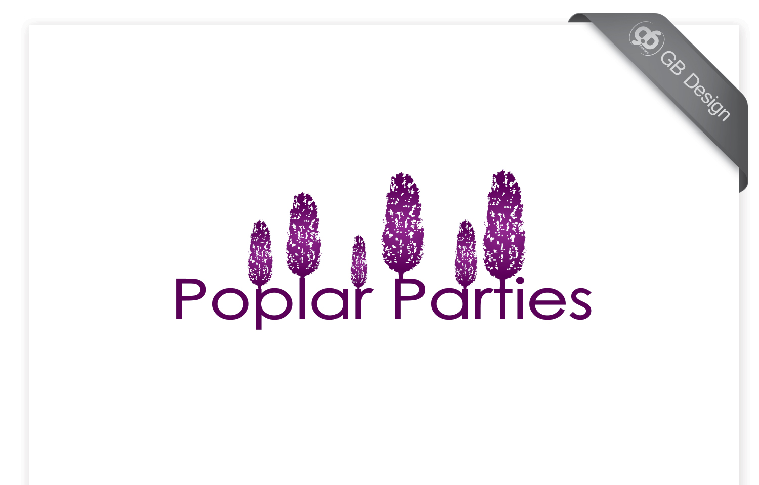 Logo Design by Gb designs for Poplar Parties | Design #1785364