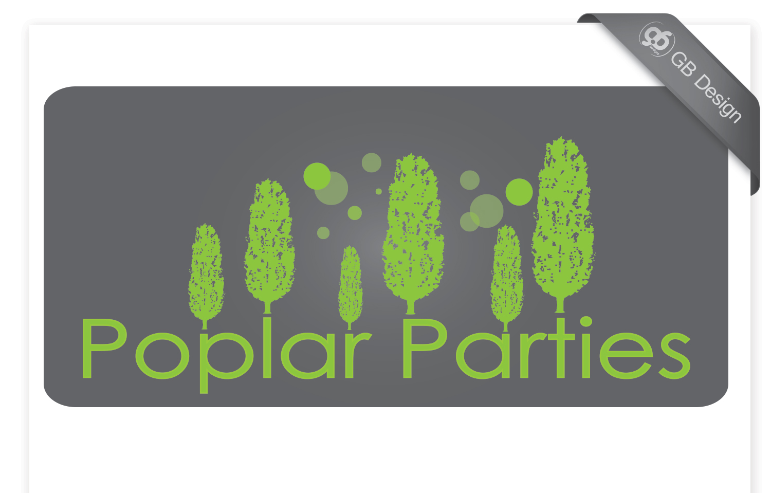 Diseño de Logo por Gb designs para Poplar Parties | Diseño #1790771
