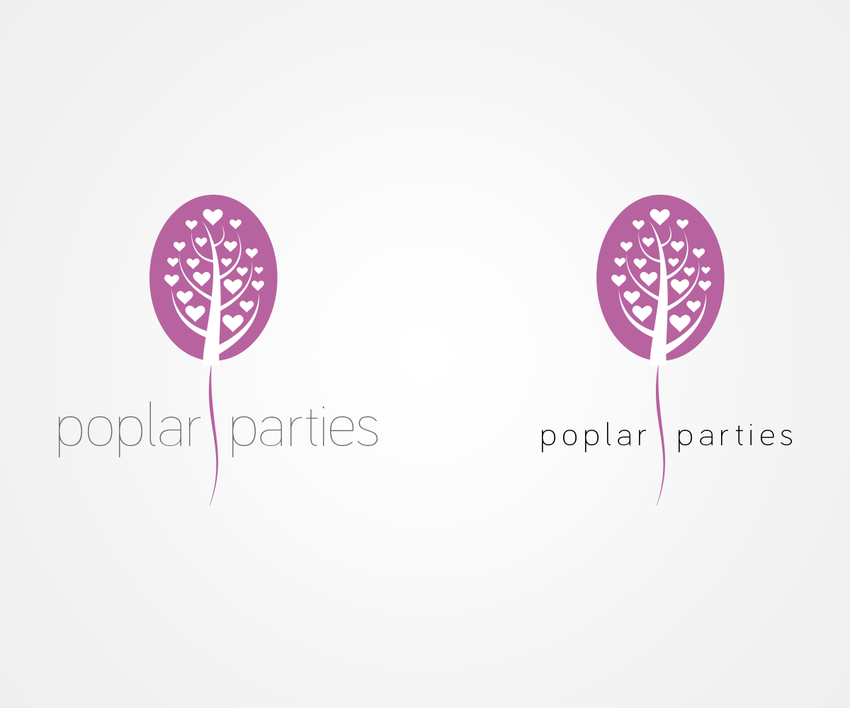 Logo Design by drewSG for Poplar Parties | Design #1796661