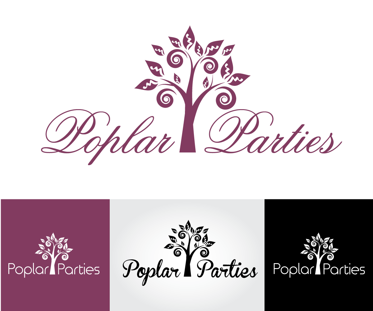 Logo Design by dalia sanad for Poplar Parties | Design #1787392
