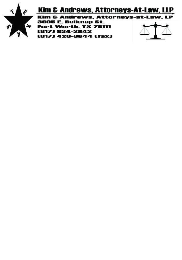 Letterhead Design by Exclusive4U for Kim & Andrews, Attornets-at-Law, LP | Design #1829488