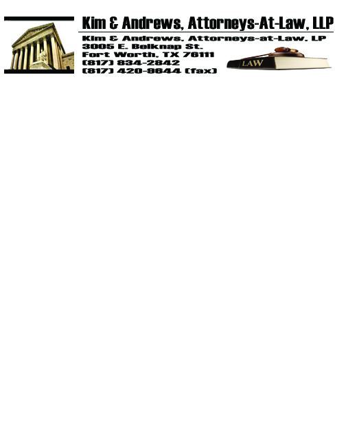 Letterhead Design by Exclusive4U for Kim & Andrews, Attornets-at-Law, LP | Design #1829499