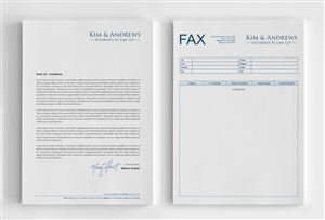 Letterhead Design by logodentity for Kim & Andrews, Attornets-at-Law, LP | Design: #1778235