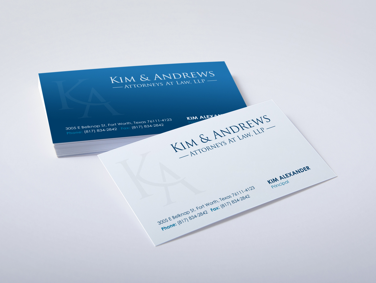Letterhead Design by logodentity for Kim & Andrews, Attornets-at-Law, LP | Design #1778237