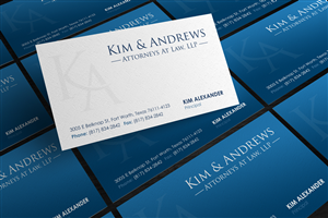 Letterhead Design by logodentity for Kim & Andrews, Attornets-at-Law, LP | Design: #1778241