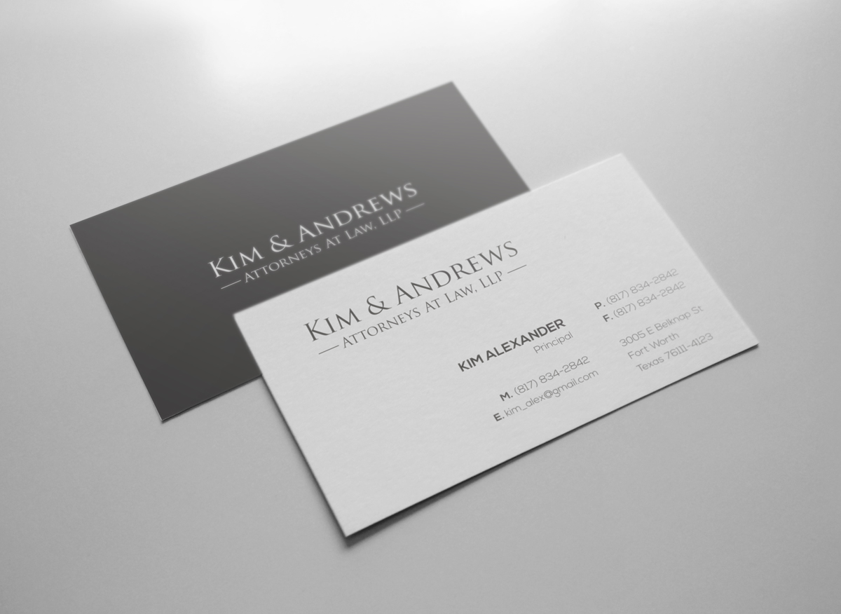 Letterhead Design by logodentity for Kim & Andrews, Attornets-at-Law, LP | Design #1778242