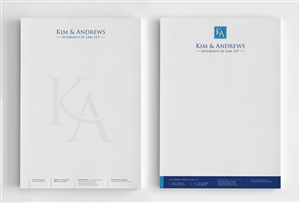 Briefkopf-Design von logodentity für Kim & Andrews, Attornets-at-Law, LP | Design: #1787737