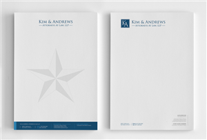 Briefkopf-Design von logodentity für Kim & Andrews, Attornets-at-Law, LP | Design: #1787739