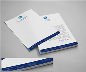 Briefkopf-Design von logodentity für Kim & Andrews, Attornets-at-Law, LP | Design: #1787777