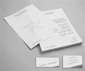 Briefkopf-Design von logodentity für Kim & Andrews, Attornets-at-Law, LP | Design: #1807295