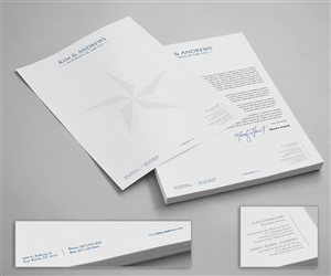 Briefkopf-Design von logodentity für Kim & Andrews, Attornets-at-Law, LP | Design: #1807592