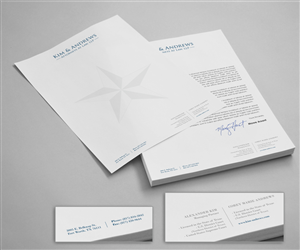 Briefkopf-Design von logodentity für Kim & Andrews, Attornets-at-Law, LP | Design: #1807594
