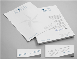 Briefkopf-Design von logodentity für Kim & Andrews, Attornets-at-Law, LP | Design: #1864868