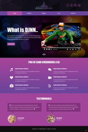 Web Design by pb for this project | Design: #6974369