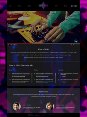 Web Design by pb for this project | Design: #6974370