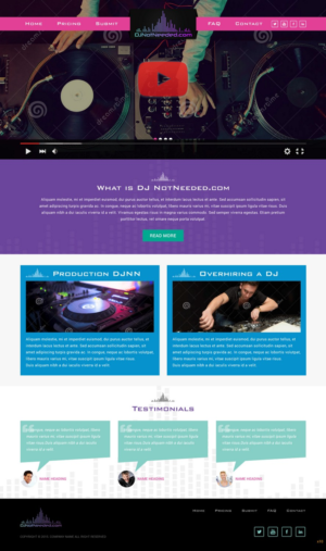 Web Design by pb for this project | Design: #6979807