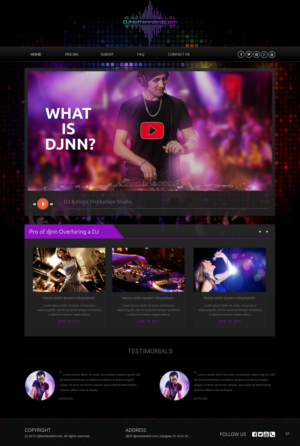 Web Design by pb for this project | Design #6979810