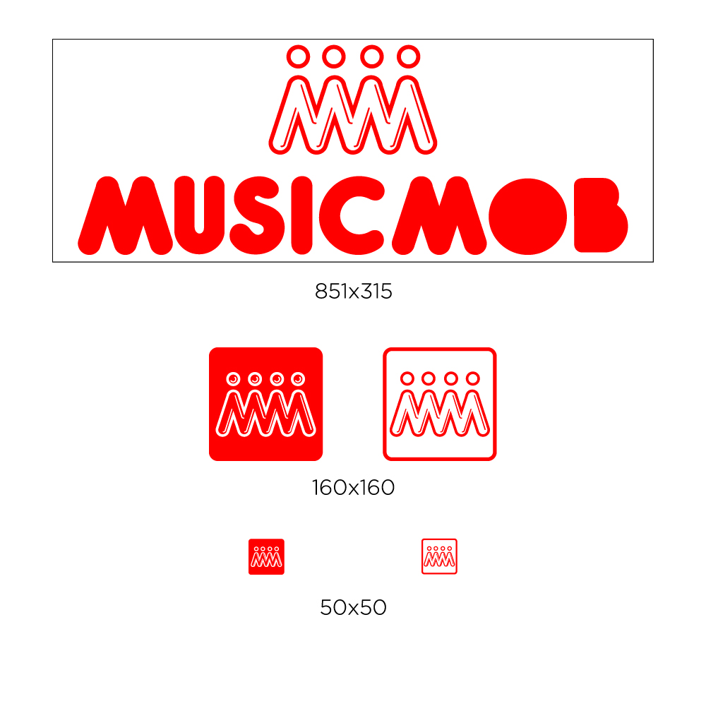 Logo Design by Bradley for Music Mob | Design #1857950