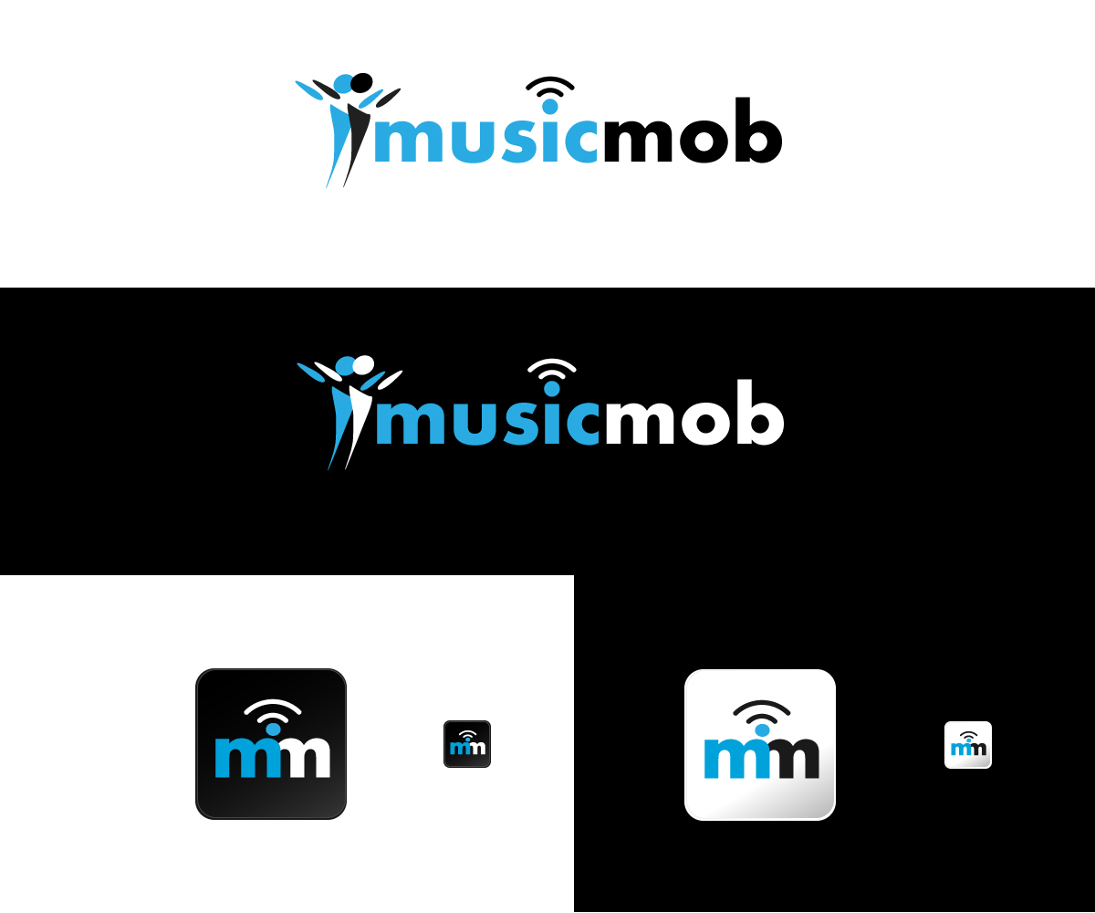 Logo Design by Innovatery for Music Mob | Design #1882065