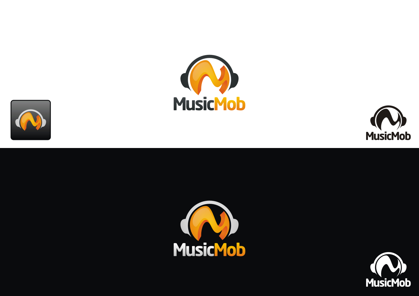 Logo Design by studiox for Music Mob | Design #1940024