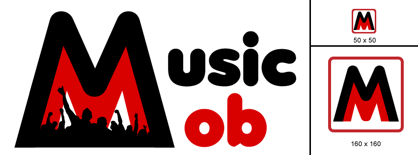 Logo Design by Red Attire Designs for Music Mob | Design #1870453