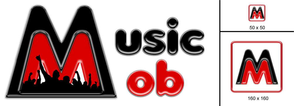 Logo Design by Red Attire Designs for Music Mob | Design #1907237