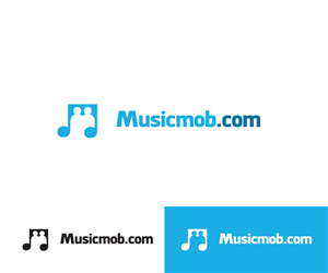 Logo Design by Matt Hall for Music Mob | Design #1790420