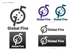 Logo Design by Alan Lee for Global Five pty ltd | Design: #11641