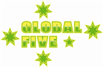 Logo Design by Hamza Mohd Yassin for Global Five pty ltd | Design: #11754