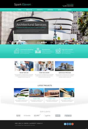 Web Design by pb for Spark Eleven | Design: #6971012