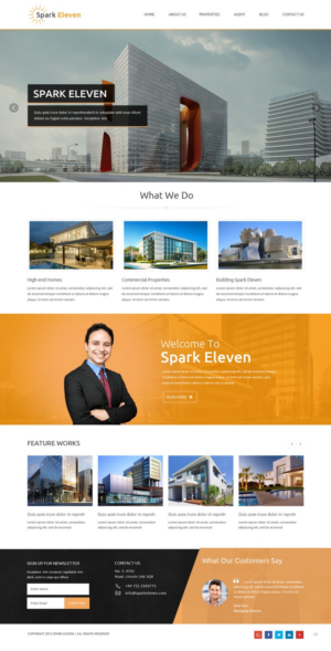 Web Design by pb for Spark Eleven | Design: #6980057